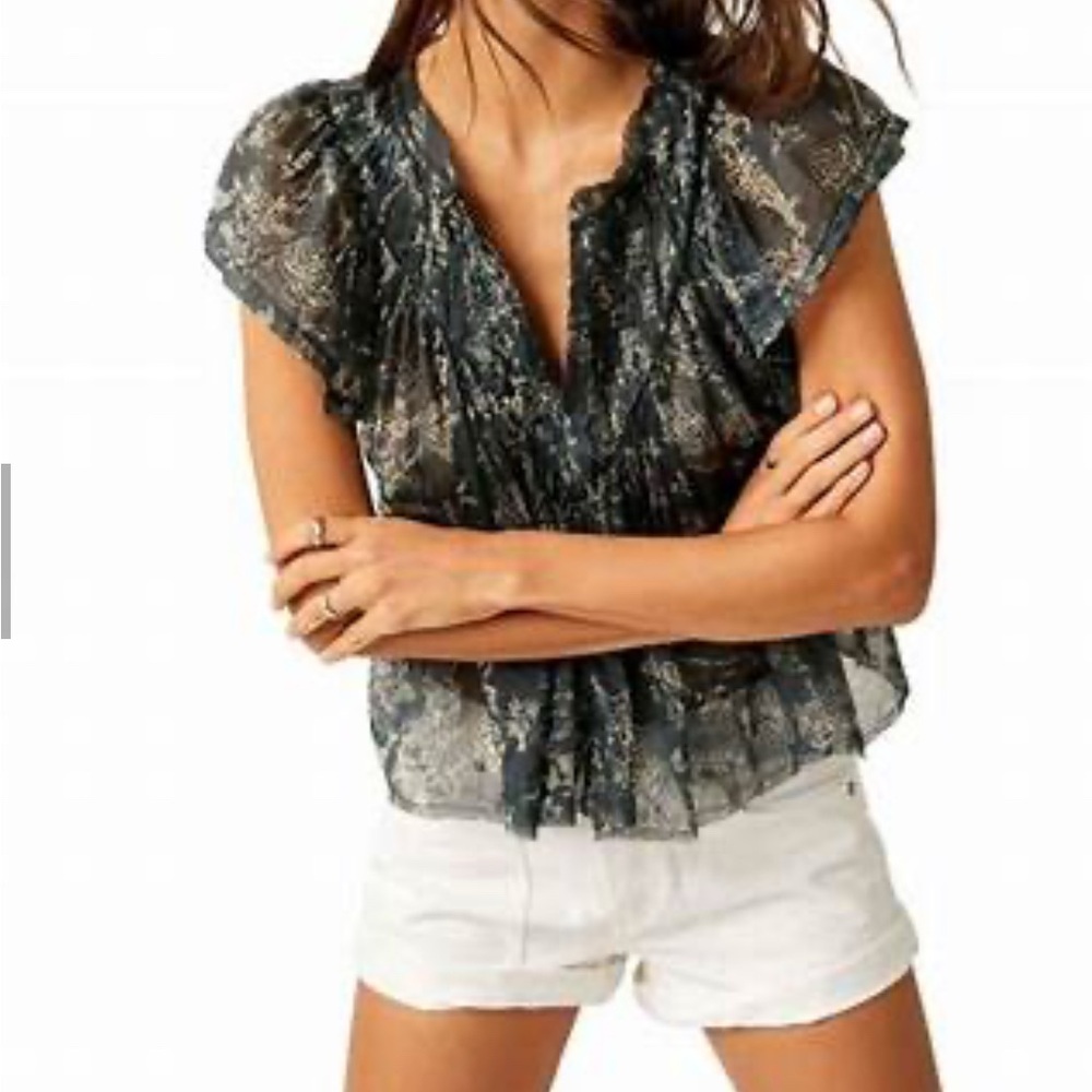 Free People Padma blouse , sz L